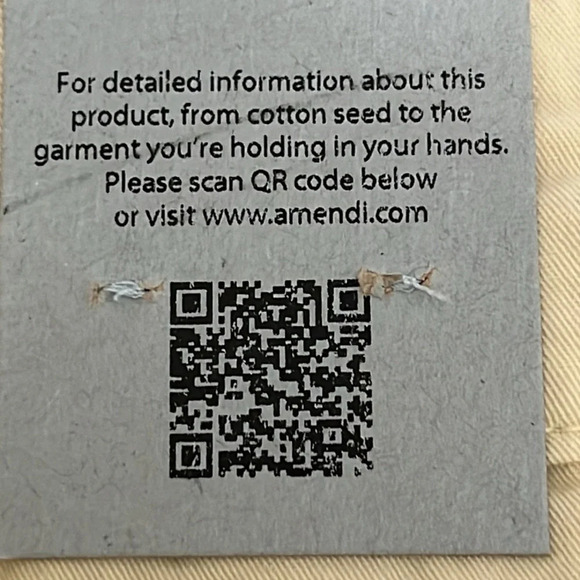 Amendi Gunnar in Light Beige Organic Cotton Pleat Front Button Fly Pants - Sz 32 - Picture 7 of 11